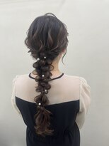 ヘアセット専門サロン by OKINAWA WATABE WEDDING 那覇店 編みおろし