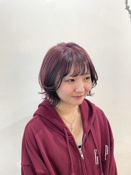 ヘアーアンドメイクアップモパ ピンクカラー／ローライト