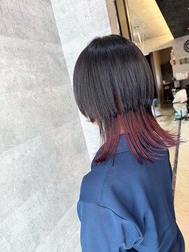 ブレイブ ヘアデザイン(BRaeVE hair design) ワインレッドインナー