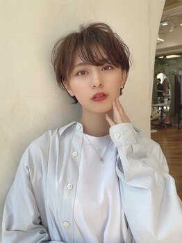 グラフ 銀座(GRAFF)の写真/熟練スタイリストの高い技術とセンスで作る前髪＆顔周りのデザイン！【銀座/銀座一丁目/銀座ショートヘア】