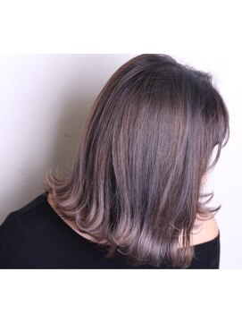 ティグルフォーヘア(TIGRE for hair) 外ハネ×ハイライト