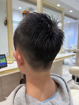 アッシュ 仙川店(Ash) キッズカットフェードマッシュショート子供小学生男の子メンズ