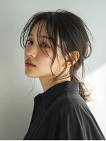 ランデブー 大宮(Rende-Zvous)&nbsp;大宮/着物ヘア/大人ガーリー/ダークアッシュ/似合わせカット/
