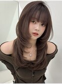 ハッシュカットウルフレイヤーシャギーレイヤーハッシュウルフ