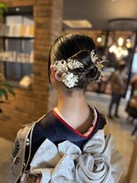 アンディ ニジュウサンド クリエイション(and D 23℃ creation)&nbsp;成人式ヘア/カチモリアレンジ/ヘアアレンジ