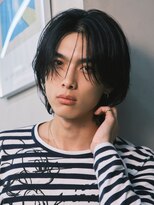 アンサー 原宿(ANSWER)&nbsp;メンズ髪質改善地毛風縮毛矯正ストレート毛流れセンターパート