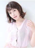 カジュアルがかわいいフェミニンボブ☆