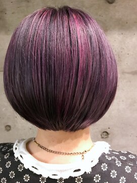 グランアージュ 池袋東口店(grandage) 【grandage池袋東口店】バイオレット×ピンクデザインカラー