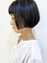 モリオ フロム ロンドン 成増店&nbsp;【morio成増／ムラマツ】黒髪スリークショート　インナーカラー