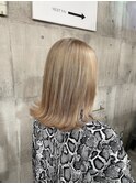 【MIRAC町田店河原崎】ホワイトベージュカラー