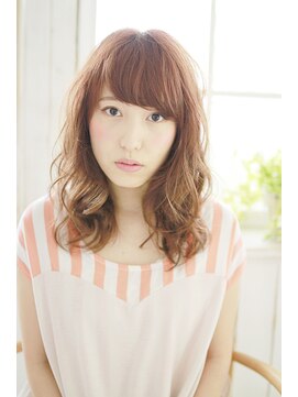 ヘアー シュプール(hair SPUR) ふんわり可愛い愛されミディ