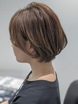 ジエクト 本店(The Ect)&nbsp;くせ毛活かしショート×マッシュボブ×デザインハイライトカラー