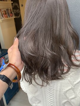 ロロ(ro-ro) 【恵比寿ro-ro】イルミナxグレージュxフリンジウェーブ