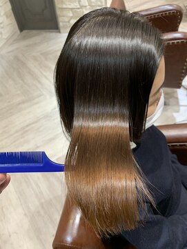 シャル 辻堂(shalu) 髪質改善縮毛矯正の柔らかいシルキーナチュラルストレート