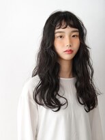 オーガニックマインド 坂戸 鶴ヶ島(organic+mind) 大人可愛い♪ロングウルフデジタルパーマハイライトグレージュ