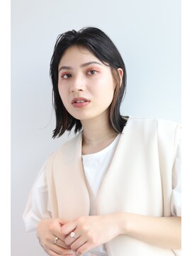 エクリフルール(equri fleur) 【ケアブリーチ使用】　黒髪×イヤリングカラー