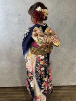 ブロッサム 鶴瀬店(Blossom) 斜め編み込みアレンジスタイル