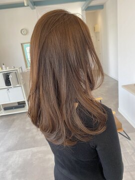 シロ 延岡店(SIRO) 【大人レイヤーロング♪かきあげヘア】宮崎延岡美容室SIROシロ