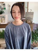 大人ナチュラル ミニボブヘア