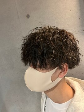 メンズサロンドットリアン(dot. lien) 無造作スパイラルパーマ刈り上げマッシュメンズパーマ