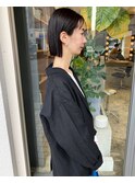 暗髪ボブ/ミニボブ