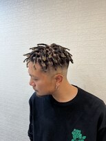 レパード(Leopard)&nbsp;地毛ショートドレッド