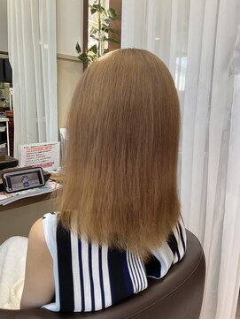 コアフィールフィス(COIFFURE fils) 新規お得クーポンあり【見附　今町】ハイトーンベージュカラー