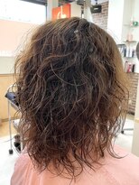 カットハウス はさみの部屋&nbsp;ミディアムウルフ/レイヤー/縮毛矯正/デジパ/ランダム/前髪あり