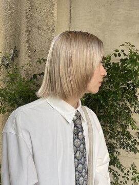 メゾンアクア 表参道(Maison ACQUA) ◎メンズボブウルフ メンズミディアム メンズロングワックスなし