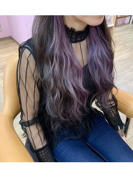 ローブ(L'aube) インナーカラーラベンダー
