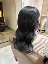 フレーム へアアンドトリートメント 天王寺北口店(FRAME)&nbsp;ブルーブラックカラー