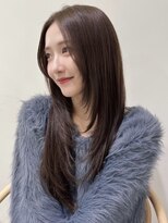 ノイ(noi) 顔周りレイヤーカットグレージュカラーくびれボブベージュカラー