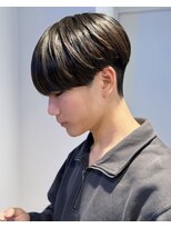 ネクストメンズ 表参道(NEXT men's)&nbsp;カルマパーマ/ベリーショート/ダークアッシュ/ニュアンスパーマ