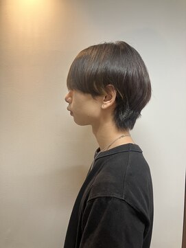 イッヒ 茅ヶ崎(IHHI) マッシュウルフ(マッシュウルフ/ 前髪パーマ/メンズパーマ）