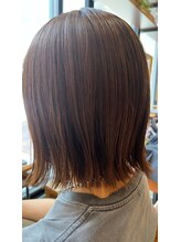 フレンズ 手稲店(friend's) 切りっぱなしボブツヤツヤ朝のお手入れ外ハネオイルアッシュ札幌