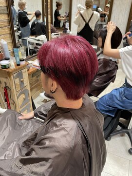 トリ 六甲道店(TORi) メンズデザイン！エンドカラー(六反)