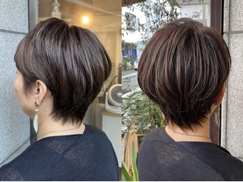 エネルジア(ENERGEIA)の写真/大人のショートヘアはもちろん、切りっぱなしボブや顔まりのカットもお任せ！あなたの魅力を引き出します☆