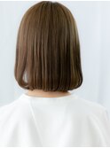 ツヤ髪ミルクティーカラーボブディa古河10代20代30代
