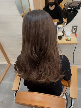 ジーナ 船橋(Zina) 髪質改善*ロングレイヤーグレーベージュ*美髪【Zina船橋】