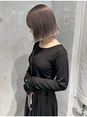 ラベンダーベージュ × 外ハネボブ【 ayana 】