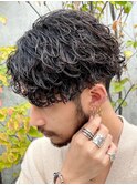 シャドウパーマ波巻きスパイラルパーマツイストスパイラルパーマ