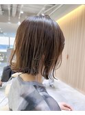 ボブカット/顔まわり/韓国風/髪質改善トリートメント/