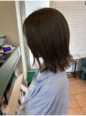 外はね切りっぱなしボブ