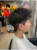 メンズカットパーマ/ニュアンスパーマ/フェザーパーマ[北千住]