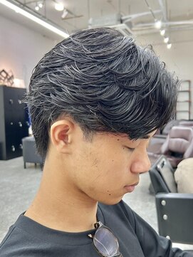 グロップ 町田(GLOP) 簡単に出来る毛流れニュアンスパーマ/メンズパーマ