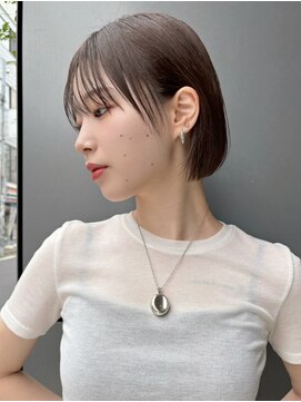 トルネード(TORNADO) 透明感耳掛け丸みボブ切りっぱなし似合わせ小顔t926