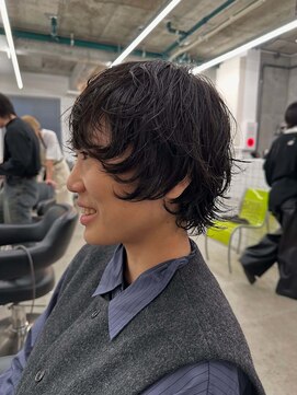 ニュアンスパーマレイヤーカットボブ札幌駅大通駅バスセンター駅