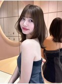 ★顔周りレイヤー ミディアムヘア レイヤーカット