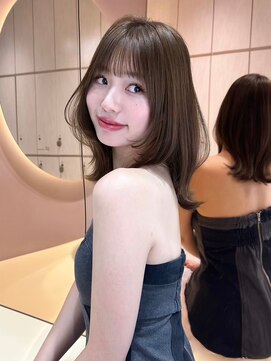 グロー オオミヤ アネックス 大宮(GLROW OMIYA ANNEX) ★顔周りレイヤー ミディアムヘア レイヤーカット