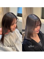 エノア 東京(ENORE) 弱酸性縮毛矯正&弱酸性カラー&カット